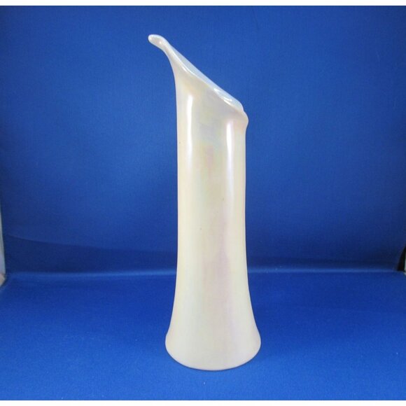 Vintage Lusterware Jack in the Pulpit "Calla Lily" Vase Signed F.T.D.A - Picture 3 of 11